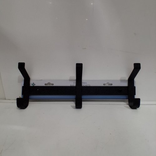 METAL 3-HOOK RAIL - 15" - BLACK (ITEM: WC19326BK) image 3