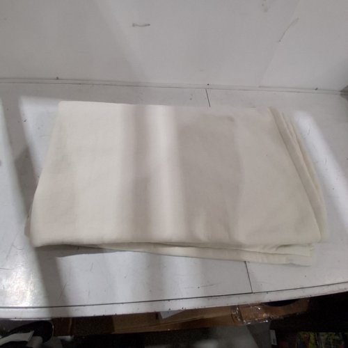 THROW BLANKET - 60"X60" - WHITE/BEIGE image 2