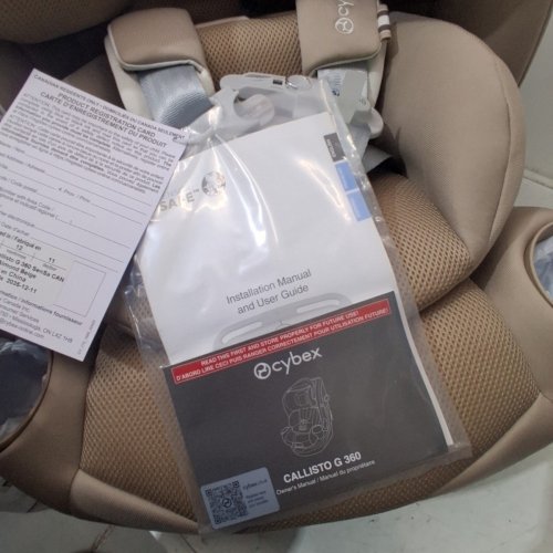 CYBEX GOLD CALLISTO G 360 ROTATING ALL-IN-ONE CONVERTIBLE CAR SEAT WITH SAFETY ASSURE PROTECTION SYSTEM - 120LBS MAX - ALMOND BEIGE (MODEL: 524000601) image 6