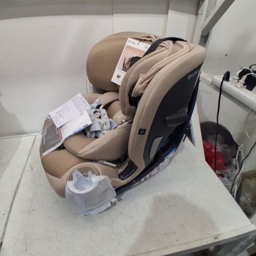 CYBEX GOLD CALLISTO G 360 ROTATING ALL-IN-ONE CONVERTIBLE CAR SEAT WITH SAFETY ASSURE PROTECTION SYSTEM - 120LBS MAX - ALMOND BEIGE (MODEL: 524000601) image 7