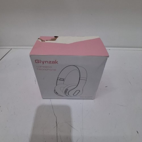 GLYNZAK FOLDABLE WIRELESS BLUETOOTH HEADPHONES - 65H PLAYTIME, 6 EQ MODES - ROSE GOLD/WHITE (MODEL: WH207A) image 4
