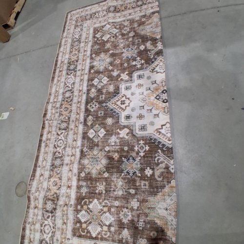 AREA RUG FOR LIVING ROOM - 8FTX10FT - BROWN/BEIGE (MODEL: RUG-23113) image 3