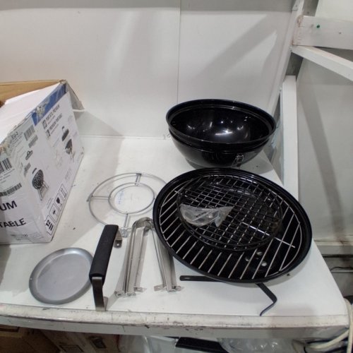 NAPOLEON PORTABLE 150IN² COOKING AREA STURDY 4-LEG DESIGNCHARCOAL KETTLE GRILL - 14" - BLACK (MODEL: NK14K-LEG-3) image 2