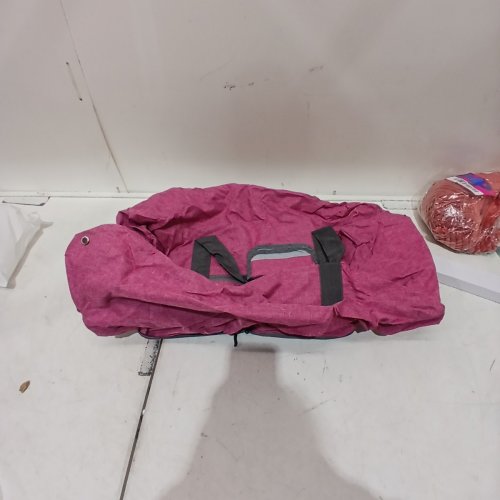 FOLDABLE TRAVEL DUFFEL BAG - PINK image 2