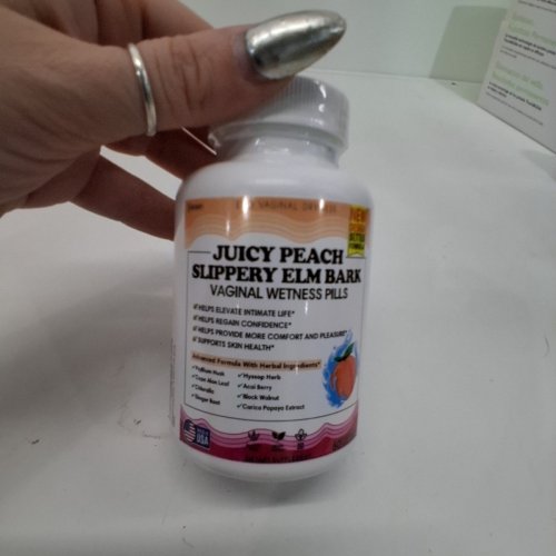 (60 CAPS) GREENVIFY JUICY PEACH SLIPPERY ELM BARK VAGINAL WETNESS PILLS image 3