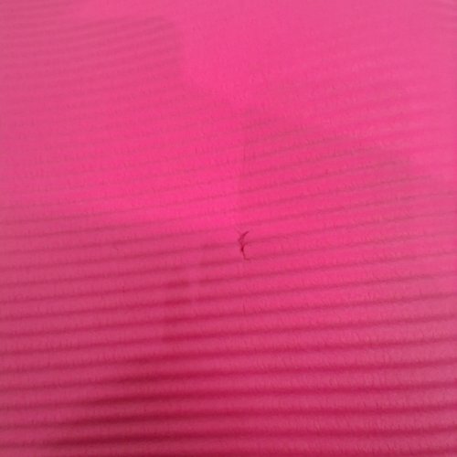 AMAZON BASICS EXTRA THICK EXERCISE YOGA MAT WITH CARRYING STRAP - 1/2" THICK - 24" X 74" - PINK image 2
