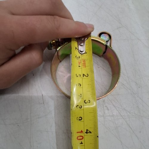 HEAVY-DUTY GBS BOLT CLAMP - 64MM-67MM DIAMETER - CHROMATE-COATED STEEL (MODEL: CL64-67) image 4