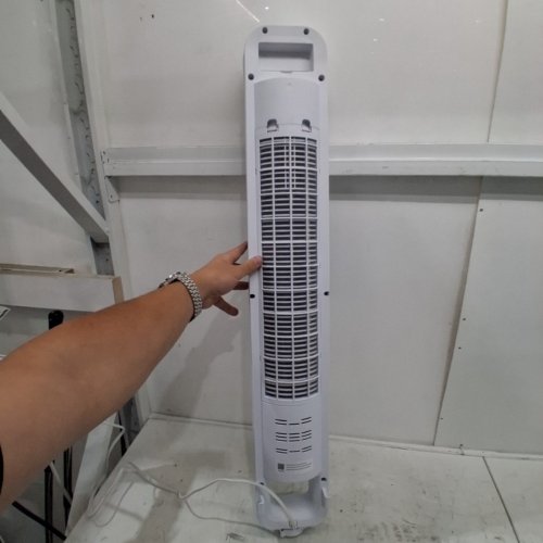 OMNIBREEZE PREMIUM 38" OSCILLATING TOWER FAN WITH WIFI CONTROL, 5-SPEEDS & REMOTE - WHITE/BLACK (MODEL: 5333021/DC2313R-G) image 4