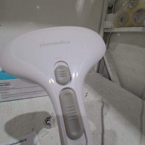 HOMEDICS PERCUSSION ACTION MASSAGER WITH HEAT - ADJUSTABLE INTENSITY AND DUAL PIVOTING HEADS - WHITE (MODEL: HHP-285HJ-THP) image 2