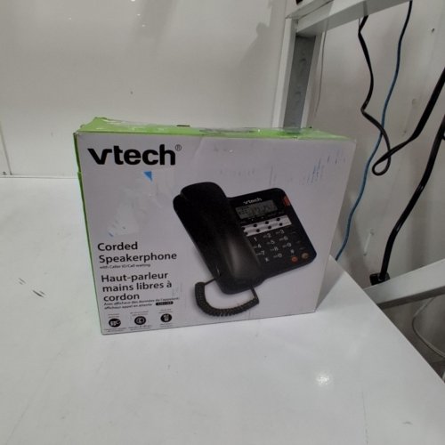 VTECH CORDED SPEAKERPHONE WITH CALLER ID - BLACK (MODEL: CD1153-BK) image 4