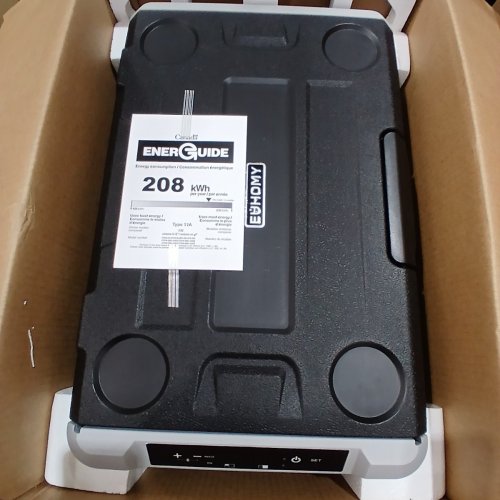 EUHOMY SMART CONTROL DUAL ZONE ELECTRIC PORTABLE COOLER - 12V / 24V - 45L - BLACK/GREY (MODEL: ZBD-50D/CF024-50BL-CAEH) image 3