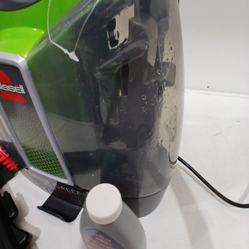 BISSELL LITTLE GREEN PROHEAT PORTABLE DEEP CLEANER/SPOT CLEANER WITH SELF-CLEANING HYDRORINSE TOOL - GREEN/GREY (MODEL : 2513B) image 4