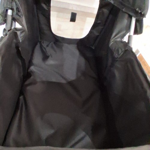 VIVO FOUR-WHEEL FOLDING PET STROLLER - BLACK (MODEL: STROLR-V001B) image 5