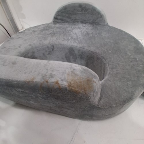 MOMFREE NURSING PILLOW WITH ADJUSTABLE WAIST BELT, AND SUPPORTIVE BACKREST - GREY image 3