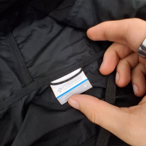 WOMEN'S COLUMBIA PARDON MY TRENCH RAIN JACKET - SMALL - BLACK image 4