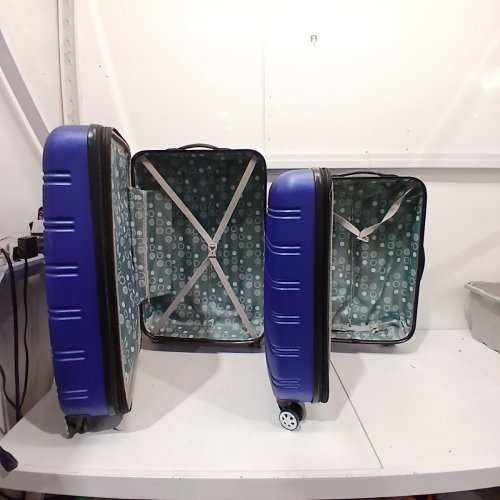 2PC ROCKLAND LUGGAGE MELBOURNE EXPANDABLE SPINNER SET - 28" AND 24" -BLUE (MODEL: F225) image 2