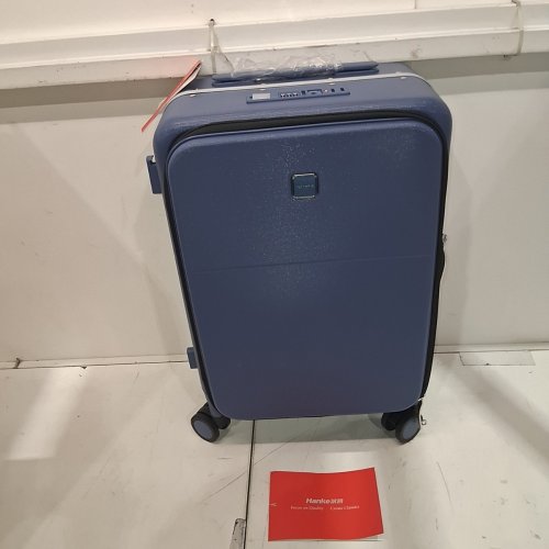 HANKE CARRY-ON LUGGAGE WITH CHARGING PORT AND CUP HOLDER - 20" - BLUE (MODEL: KH9877A) image 2
