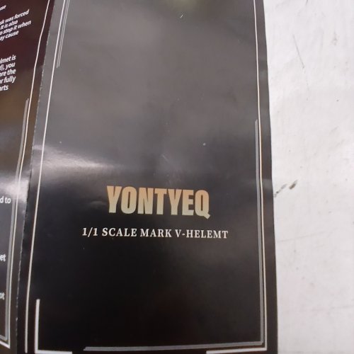 YONTYEQ IRON MAN MARK V HELMET - 1:1 SCALE - RED / GOLD (STYLE: MK5) image 2
