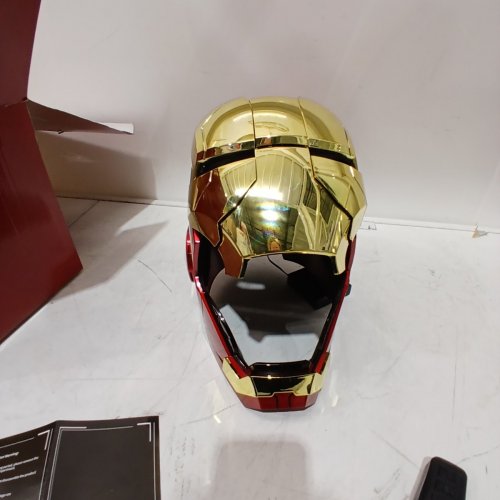 YONTYEQ IRON MAN MARK V HELMET - 1:1 SCALE - RED / GOLD (STYLE: MK5) image 6