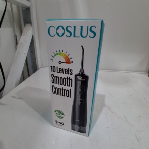 COSLUS WATER PORTABLE FLOSSER FOR TEETH WITH 10 PRECISE PRESSURE SETTINGS - BLACK (MODEL: E40) image 4