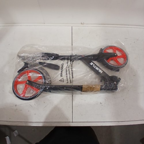 HURTLE RENEGADE ADJUSTABLESCOOTER WITH KICKSTAND, ADJUSTS FROM CHILD TO ADULT HEIGHT - BLACK (MODEL: HURTSBLK) image 2