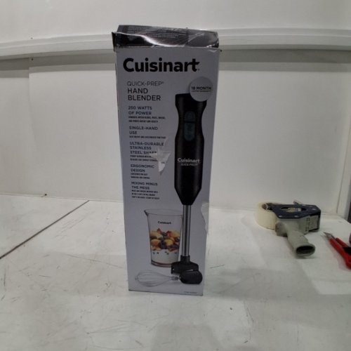CUISINART QUICKPREP HAND BLENDER WITH WHISK ATTACHMENT - BLACK (MODEL: CHB-60BKC) image 5