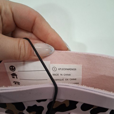 GIRL'S GEORGE LEOPARD PRINT RAIN BOOTS - SIZE 1 - PINK image 4