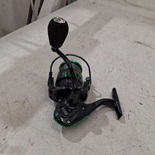 BPS EXTREME STK SPINNING REEL - 5.2:1 GEAR RATIO - RIGHT HAND RETRIEVE - BLACK/GREEN (MODEL: EXTS30) image 2