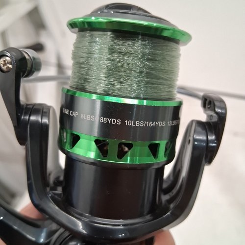 BPS EXTREME STK SPINNING REEL - 5.2:1 GEAR RATIO - RIGHT HAND RETRIEVE - BLACK/GREEN (MODEL: EXTS30) image 6