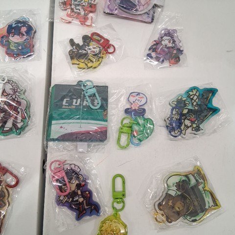 16PK ASSORTED ANIME KEYCHAINS - MULTICOLOR image 4