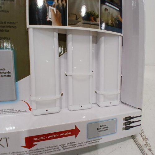 3PK INFINITY X1 REMOTE CONTROL RECHARGABLE MOTION ACTIVATED WIRELESS UNDERCABINET LIGHTS WITH MAGNETIC MOUNTING - 200LM - WHITE (MODEL: 1938108) image 3