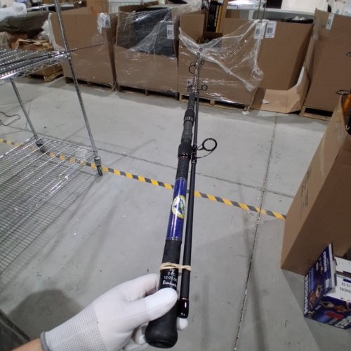OFFSHORE ANGLER BREAKWATER SURF SPINNING ROD FISHING ROD - 8FT - MEDIUM - MODERATE FAST - 12-20LBS - BLACK - (MODLE: BRK812202) image 2