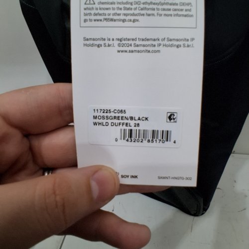 SAMSONITE ANDANTE DROP BOTTOM WHEELED DUFFLE - 28" - MOSS GREEN/BLACK (MODEL:117226-C065_ image 2