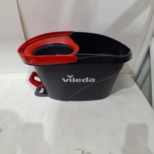VILEDA EASY WRING RINSE CLEAN SPIN MOP AND BUCKET SYSTEM - 22" TO 36" - BLACK/RED/BLUE - (MODEL: 168467) image 2