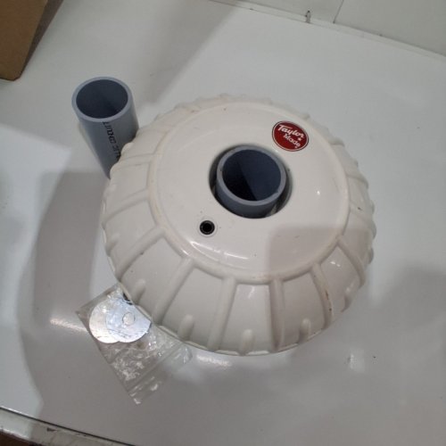 TAYLOR MADE INFLATABLE DOCK BOAT WHEEL - 9" - WHITE image 2