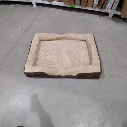 EHEYCIGA NON SKID DOG BED WITH PILLOW SIDES - 43" X 31" - BROWN image 2