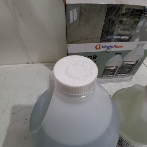 2PC MAGIC RESIN 2-PART FLOOR EPOXY RESIN KIT - 5.7 L - CLEAR (MODEL : RJ-PBPB-L37A) image 5