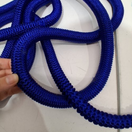 BIG BOSS XHOSE PRO DAC-5 HIGH PERFORMANCE LIGHTWEIGHT EXPANDABLE GARDEN HOSE WITH BRASS FITTINGS, 25FT - BLUE image 4