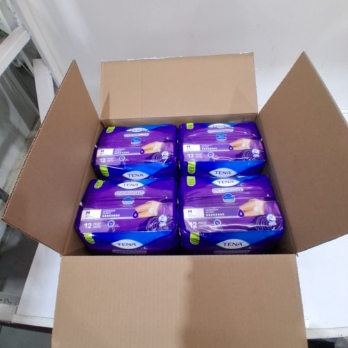 48PK TENA DISPOSABLE OVERNIGHT ABSORBENT UNDERWEAR - MEDIUM - 34" - 44" (MODEL: 072213 V-01) image 2