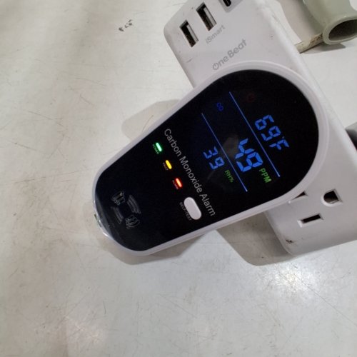 4 IN 1 CARBON MONOXIDE ALARM - BLACK AND WHITE (MODEL: KH-106) image 2