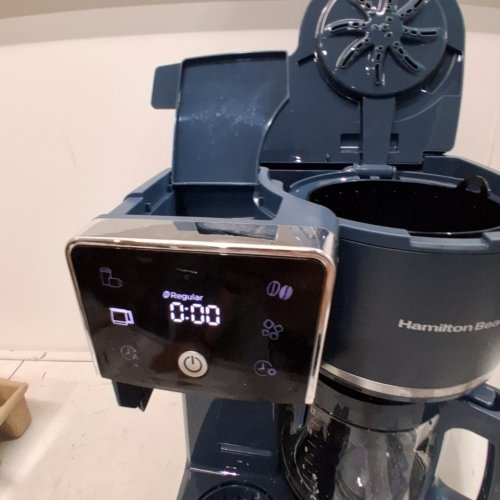 HAMILTON BEACH 2-WAY PROGRAMMABLE COFFEE MAKER - 12 CUP - DARK BLUE (MODEL: 47500J) image 2