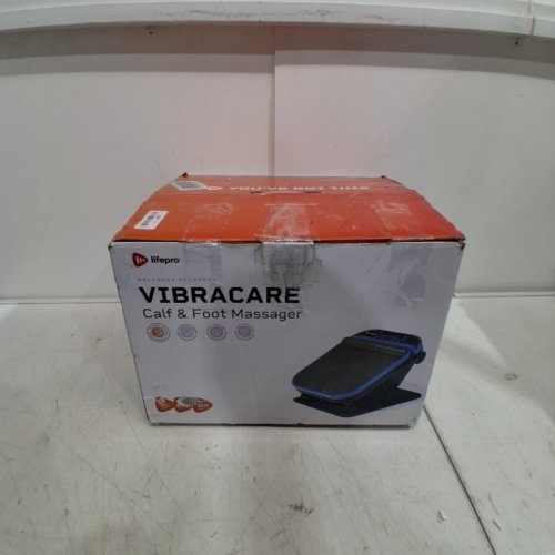 LIFEPRO VIBRACARE FOOT & CALF MASSAGER - 30-SPEEDS - BLACK/BLUE (MODEL: LP-VBRCAR-BLU) image 6