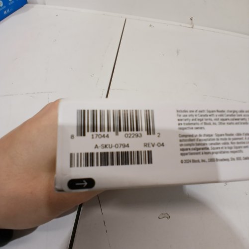 SQUARE CARD READER FOR CONTACTLESS PAYMENTS - WHITE MODEL: 2ND GENERATION) image 2