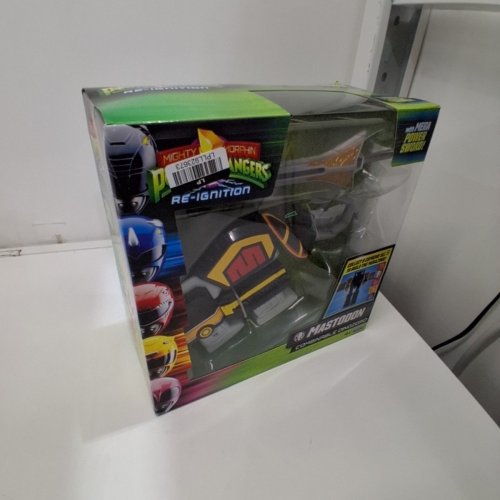 HASBRO MIGHTY MORPHIN POWER RANGERS RE-IGNITION MASTODON DINOZORD - 6" - BLACK image 2