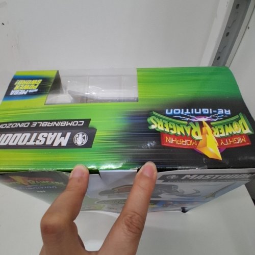 HASBRO MIGHTY MORPHIN POWER RANGERS RE-IGNITION MASTODON DINOZORD - 6" - BLACK image 3