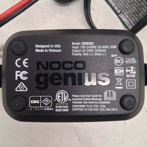 NOCO GENIUS 2 BATTERY CHARGER & MAINTAINER - 6V & 12V - 2A - BLACK image 5