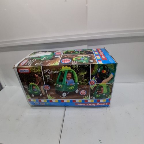 LITTLE TIKES COZY COUPE DINO RIDER- AGES 18 MONTHS - 5 YEARS- GREEN & YELLOW (MODEL:641961) image 4