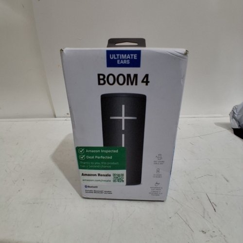 ULTIMATE EARS BOOM 4 PORTABLE WATERPROOF BLUETOOTH SPEAKER - BLACK (MODEL: 984-001963) image 2