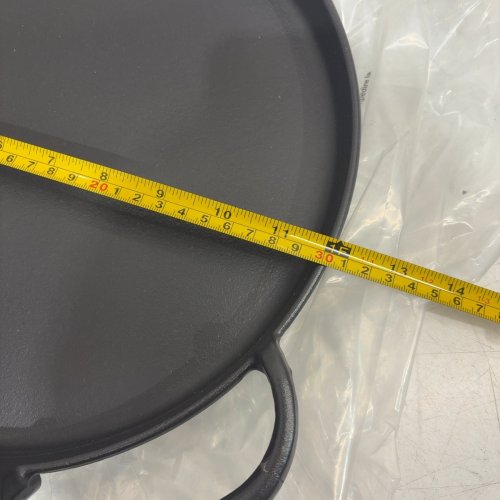 ONLYFIRE SKILLET ROUND CAST IRON PIZZA PAN - 16" - BLACK (MODEL: ‎SKPJ-LZ10009BS1) image 4