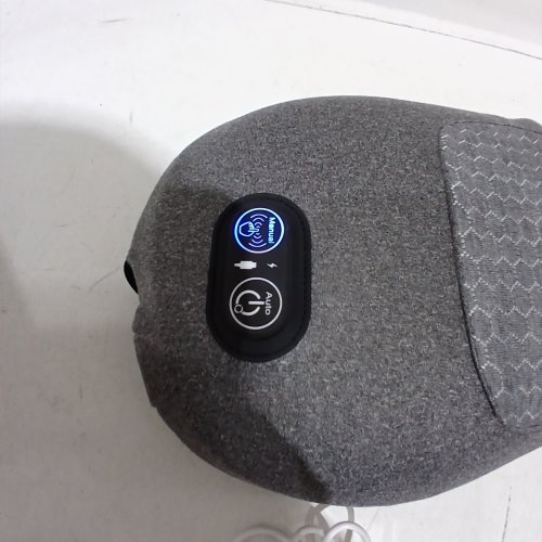 FUSION LUMBAR SUPPORT PILLOW BACK MASSAGER - GREY image 2